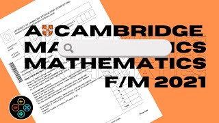 A Level Pure Mathematics February March 2021 Paper 32 970932 [upl. by Ardnac]