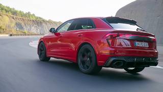 NEW Audi RS Q8 Performance on Racetrack [upl. by Liemaj]