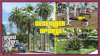 GTA 5Real amp LA Revo 20 ► California Vegetation Gym Workouts amp More  December Update [upl. by Guidotti]