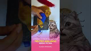 Tutorial de fieltro agujado Chile needle felting tutorial fieltroagujado needlefelting [upl. by Mickey]