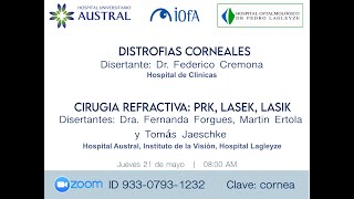 DistrofiasDr Cremona Cirugia refractivaDra Forgues Dr Ertola [upl. by Malda716]