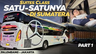 BUS RASA HOTEL PERTAMA DI SUMATERA ‼️ Trip PalembangJakarta with Sinar Jaya Suites Class PART 1 [upl. by Jakob]