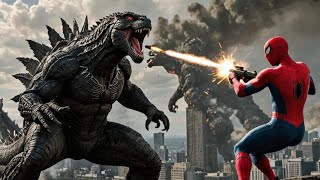 Godzilla Vs SpiderMan  Movie Trailor I  Spiderman Godzilla [upl. by Munford]