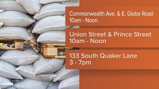 Free sandbags being offered ahead of Tropical Storm Debby remnants reaching the DMV [upl. by Ardnuyek626]