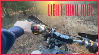 short trail ride  klx110r and klx110rl [upl. by Osrock442]