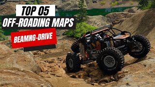 Top 5 Off Roading Maps BeamNG Drive  Links [upl. by Ingunna]