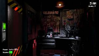 Beating 420 mode in Five nights at Freddys [upl. by Rasure]