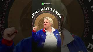 Womens coach of the year Emma Hayes [upl. by Reteid]