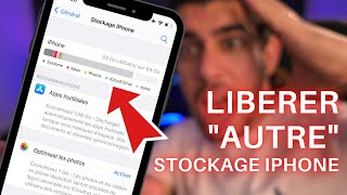 COMMENT SUPPRIMER quotAUTREquot SUR UN IPHONE et augmenter lespace de stockage [upl. by Enomes]