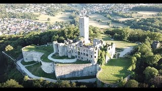 Burgruine Königstein im Taunus  quotGipfelburgquot  Bird View [upl. by Akiwak489]