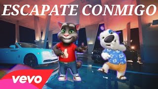 Wisin Ozuna  Escapate Conmigo Talking Tom [upl. by Nabatse563]