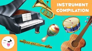 Learning Music  Wind String Percussion Instruments for Kids [upl. by Acceb]