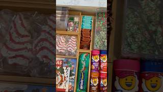 Christmas Movie Drawer🎅🏼🎬 christmas snacks candy movienight asmr restock viral short fyp [upl. by Narag]