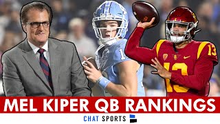 Mel Kiper’s Top 10 QB Prospects For 2024 NFL Draft  UPDATED NFL Draft Prospects Rankings [upl. by Giarc718]