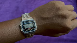 CASIO Vintage A168WA1WF unboxing [upl. by Christy92]