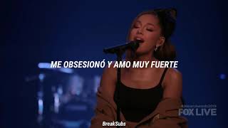 Ariana Grande  Needy Live in iHeartRadio awards traducida al español [upl. by Pooi]