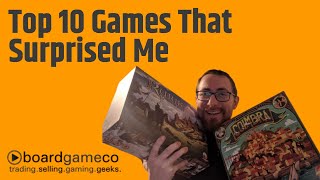 Top 10 Games That Surprised Me [upl. by Amarette]