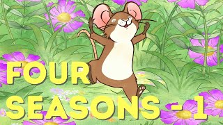 Four Seasons  Part 1 Fun with Little Nutbrown Hare and friends as they travel through the seasons [upl. by Meerak]