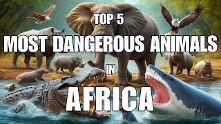 Top 5 Most Dangerous Animals in Africa indiaafrica africa africansafari iasexam animals [upl. by Heman]