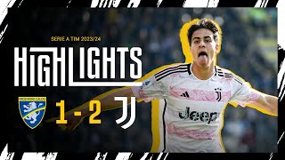 HIGHLIGHTS FROSINONEJUVENTUS 12  YILDIZ AND VLAHOVIC FOR THE PERFECT CHRISTMAS [upl. by Nilorac639]