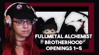 Bartender Reacts to Fullmetal Alchemist Brotherhood  Openings [upl. by Eiramyelhsa146]