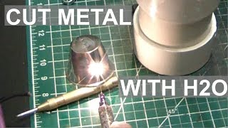 Cutting Metal With Water HHO Torch Success  ElementalMaker [upl. by Accemahs]