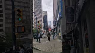 Canada Walking Tour 4K Downtown Vancouver [upl. by Meadow]