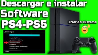 ERROR No se puede iniciar la PS4 como instalar el software este método funciona PS3 PS4 Y PS5 [upl. by Ettenom637]