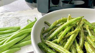 Gemüse im Airfryer  einfaches amp schnelles Rezept für Bohnen [upl. by Everick]