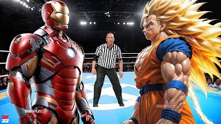 IRON MAN VS GOKU  EPIC BATTLE [upl. by Meisel]