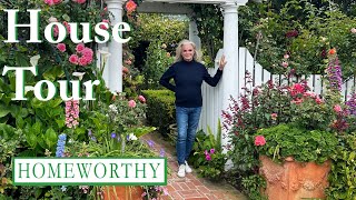 HOUSE TOUR  A Charming Home with a Showstopping Garden in Coronado [upl. by Auqinahs940]