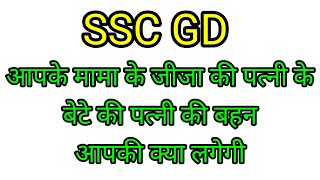 Blood Relation Live Class  SSC GD Privious Reasoning Questions 2024  Reasoning Live Class 202427 [upl. by Landy474]