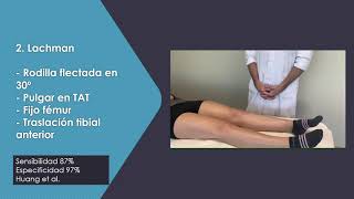 Examen Físico de Rodilla en 5 minutos [upl. by Marilyn]