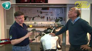 Instalación de alarma en una moto Benelli  Morea en el Taller visita a X28 ALARMAS [upl. by Verile8]