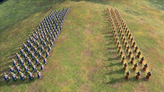 100 Janissary vs 60 Streltsy  Age of Empires 4 [upl. by Essirahs]