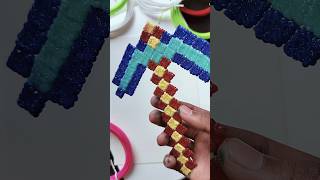 Making minecraft diamond 💎 pickaxe with 3D pen 🤯 [upl. by Ssirk]