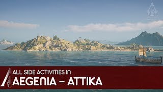 Assassins Creed Odyssey  All side activities in Aegina Attika [upl. by Bunni]