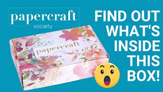 Papercraft Society Box 54 REVEAL [upl. by Conn]