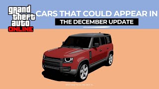 GTA Online Cars That Could Appear in the December Update Sport ClassicSportSuv [upl. by Ulysses]