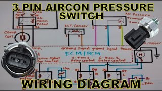 3 PIN AC PRESSURE SWITCH WIRING DIAGRAM [upl. by Adiari]