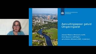 Webinar Aanvullingsspoor geluid Omgevingswet [upl. by Leseil688]