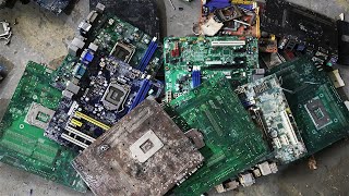 E waste dismantling recycling plant line PCB Motherboard Crushing amp Sorting System [upl. by Yuma907]