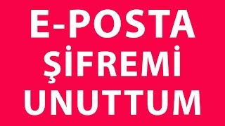 EPosta ve Gmail Şifremi Unuttum Nasıl Bulabilirim Basit Yöntem [upl. by Airekahs]