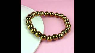 Hematite Stone Bracelet [upl. by Mungam561]