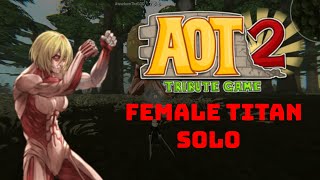 Defeating Annie in Aottg2 SOLO Easy Difficulty [upl. by Kciregor]