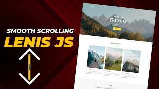 How to Create Smooth Scrolling effect using LENIS JS [upl. by Hsirt25]