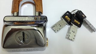 23 quotLIKEquot Lock with Metal Card Key Cylinder so many patents [upl. by Nebuer]