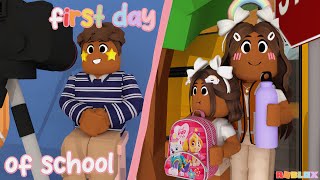 🦺FIRST DAY of SCHOOL ROUTINE ID CARDSSAFETY PATROL Roblox Bloxburg Roleplay roleplay [upl. by Wolfe]