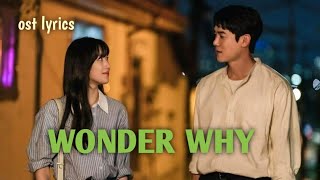 KyoungSeo  Wonder Why  The Interest Of Love  Ost Lyrics Song 🎶🎵✨ [upl. by Tiduj]