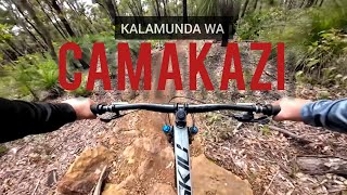 MTB trail CAMAKAZI POV  DJI ACTION 3  Kalamunda WA [upl. by Rizika772]